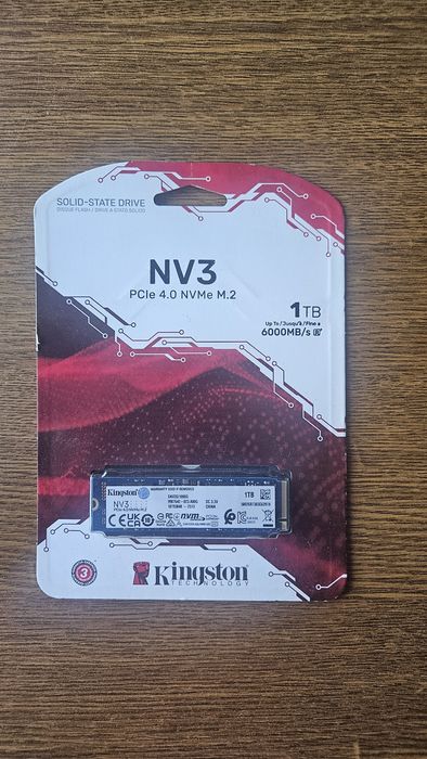 SSD  Kingston NV3, 1TB, PCIe 4.0 NVMe, M.2. NOU