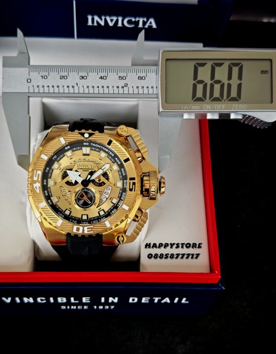 INVICTA Optimus Gold 66 mm, Инвикта нов ръчен часовник