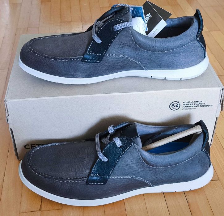 Mocasini Clarks Flexway Lace/ pantofi casual/ marime 41.5