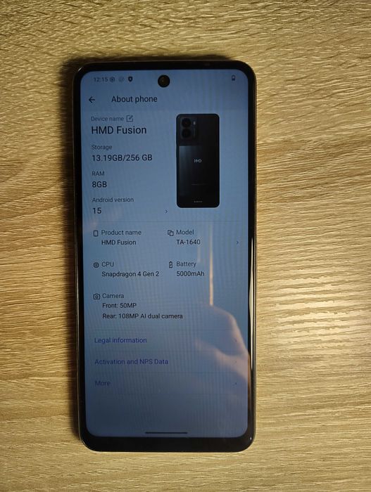 HMD Fusion 5G 256GB 8GB RAM Dual чисто нов-Германия,фабрично отключен