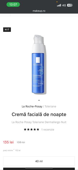 Roche posay crema fata