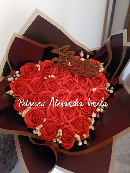 Buchete trandafiri sapun