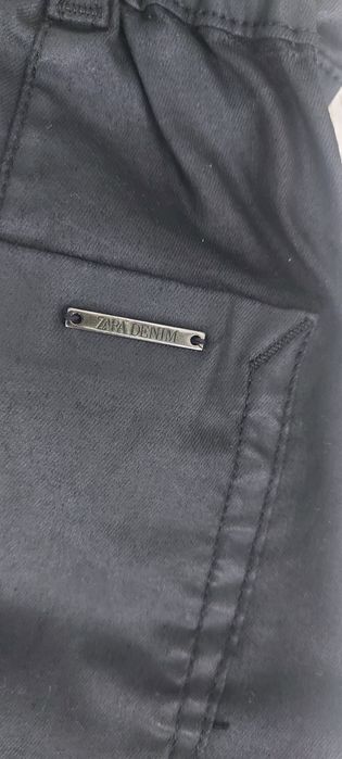 Paperbag промазани дамски дънки Zara