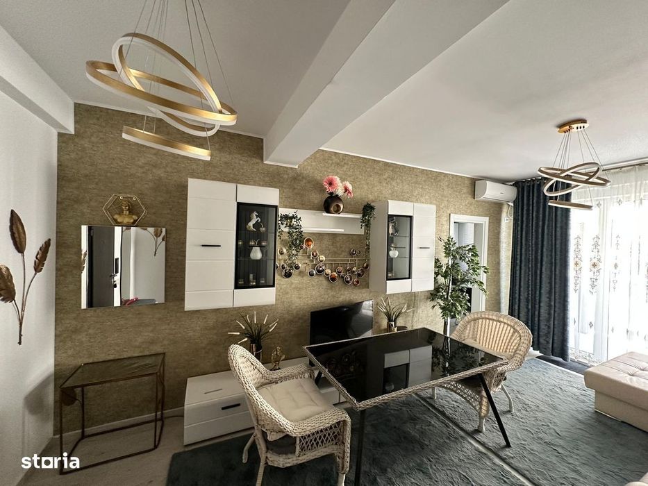 Ap 2 cam, mobilat complet LUX, vedere superba la mare, 1 min de plaja