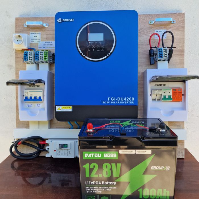 Sistem solar fotovoltaic ieftin  gata montat de 2 sau 4.2 kw