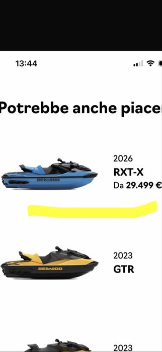 Jet Ski Seadoo RXT-X RS 300 Cumparat Euronautica; BRP HI FI; ca nou;