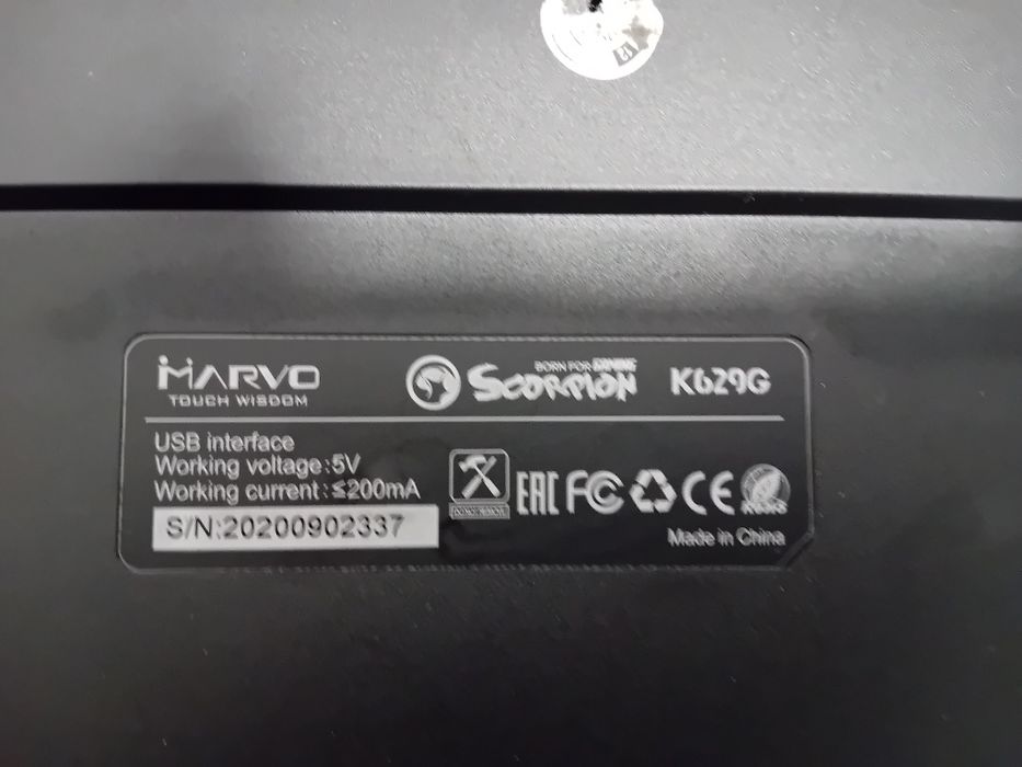 Tastatura gaming Marvo K629G. Pret 80 lei fix