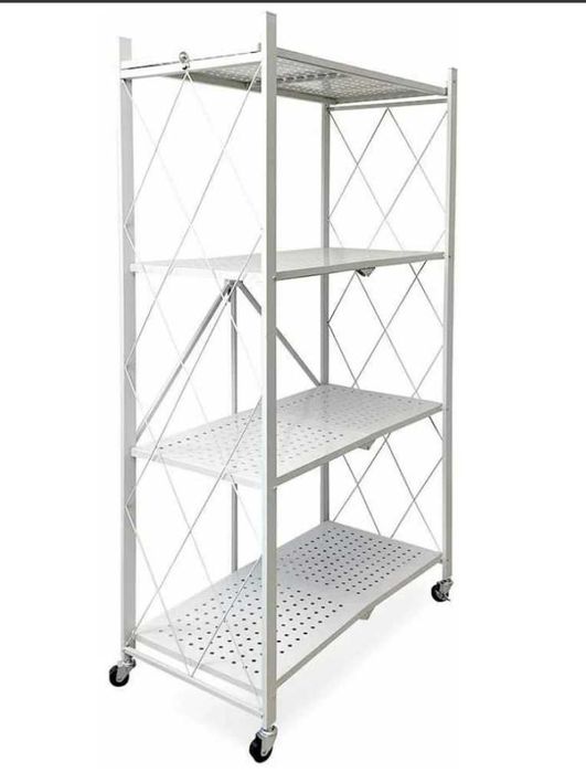 Стеллаж - 4 этажерка складной  размер 730х400х1265мм s16