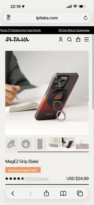 Pitaka 15 pro max оригинал, заказывал с сайта