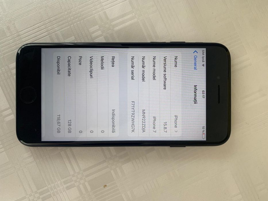 iphone 7 128gb stare Foarte buna .