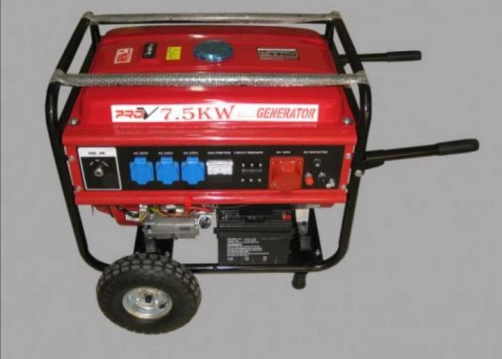 7.5 киловата Трифазен генератор за ток с ел стартер