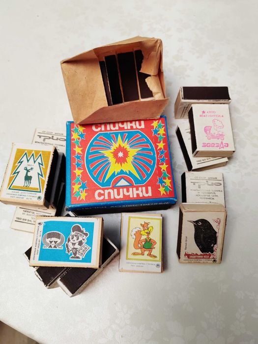 Спички скрепки кнопки книги СССР