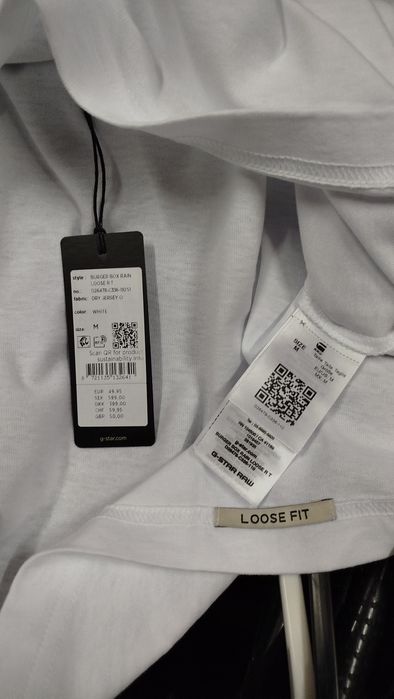 Уголемена тениска G-Star Raw Burger M , L нова мъжка оригинална