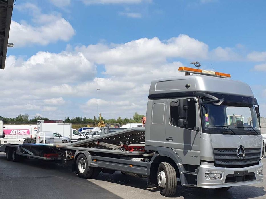 Автовоз Mercedes-Benz Atego 1230 4X2 с надстройкой KUVVETLI