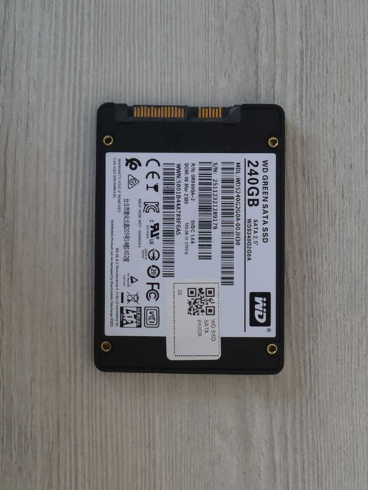 Скоростной SSD-накопитель WD Green 240GB SATA III