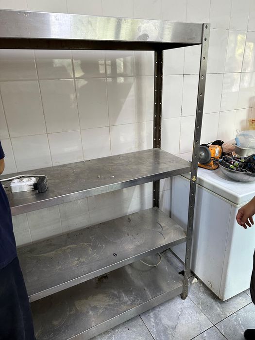 Продам промышленный стеллаж из нержавейки д