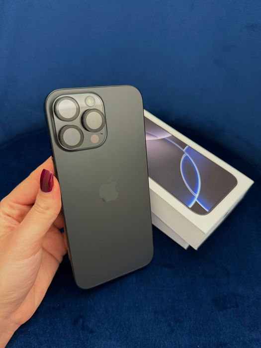 iPhone 16 Pro Max 512 GB Negru – stare impecabilă, baterie 100%