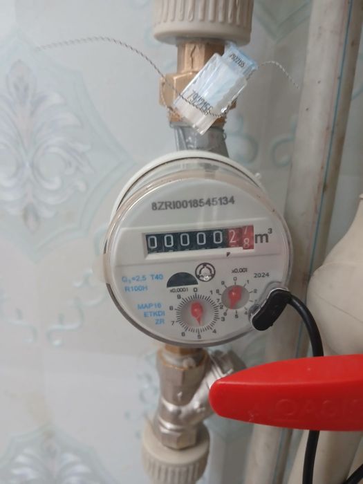 Замена счечиков воды. Горячей и холодной.