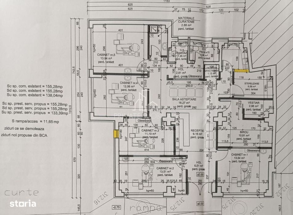 Spatiu Coemrcial/Cabinet Stomatologic de Vanzare, Zona 7 Noiembrie