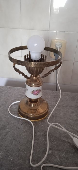 Винтидж месингова лампа