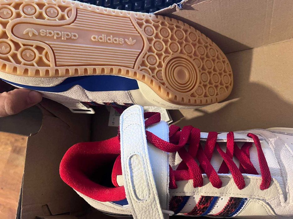 ADIDAS Forum 84 low GV9606 white - scarlet royal размер 43 uk9