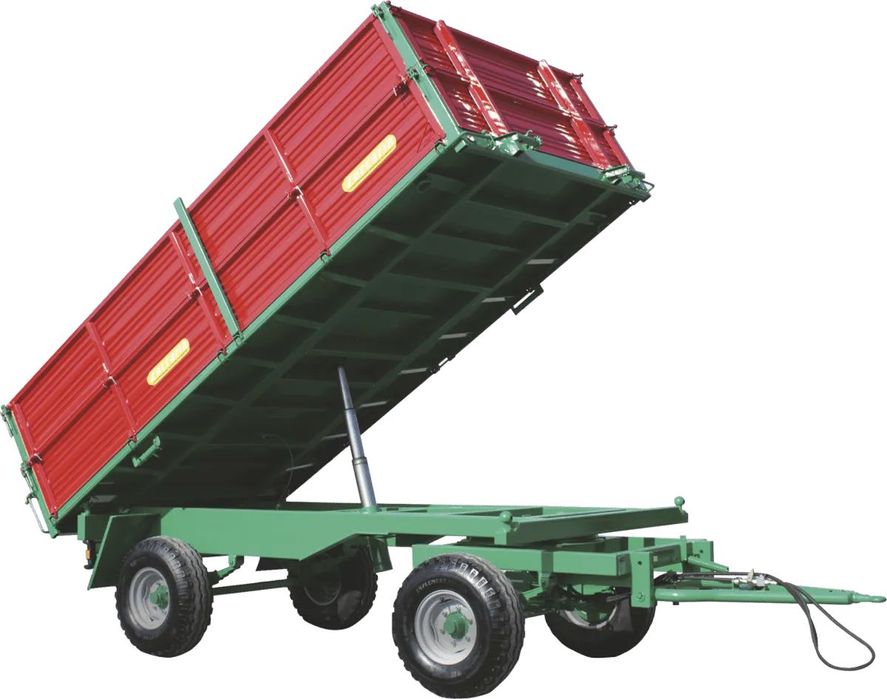 Remorcă dubluax descărcare trilaterală ZACCARIA ZAM 50 2AR super