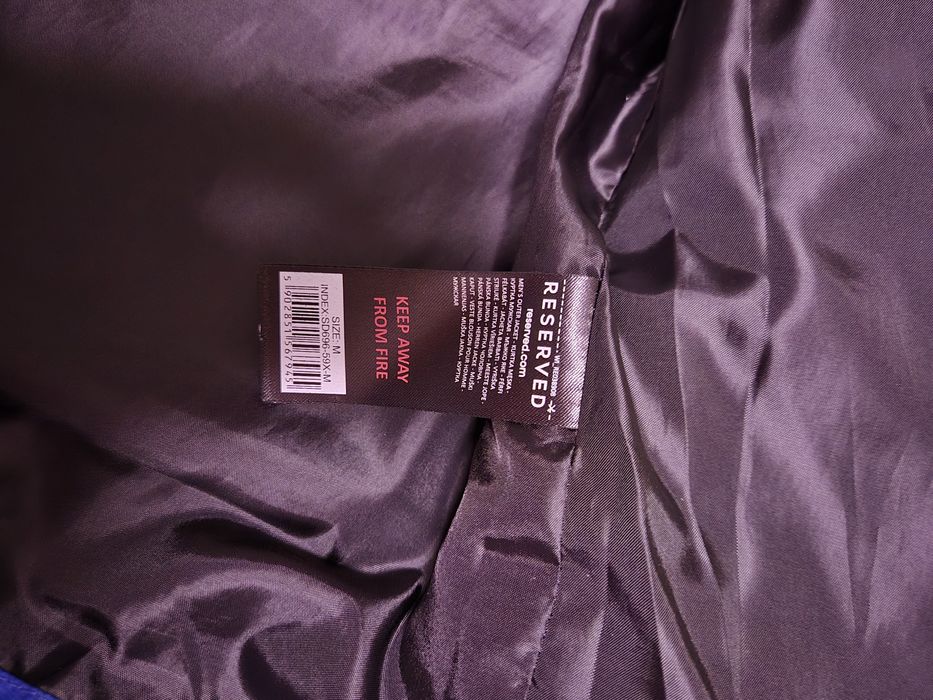 Geaca matlasata, Albastra ,masura M