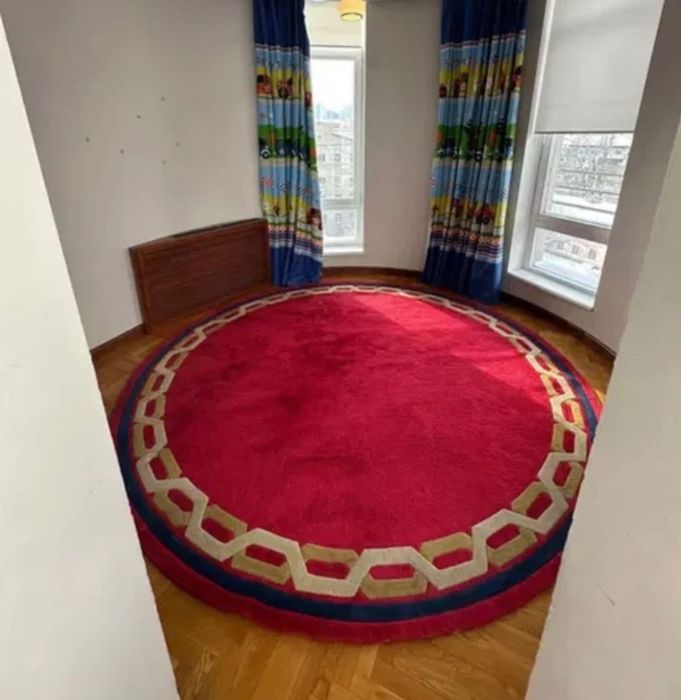 Ковер круглый шерстяной