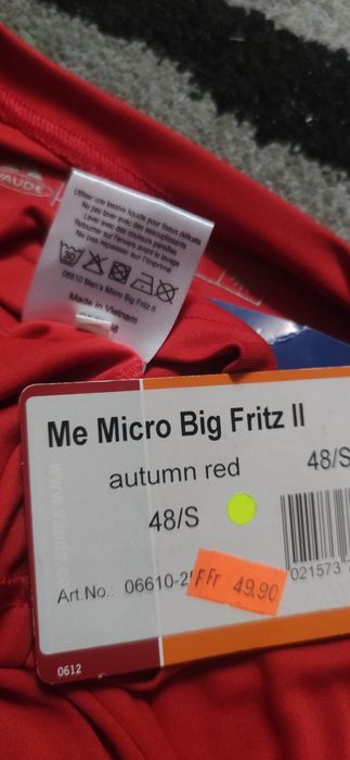 Tricou munte drumeție Vaude quick dry UPF50+ nou mar. S