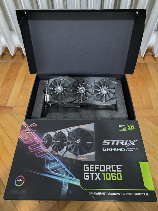 Placă video ASUS STRIX nVidia GeForce GTX 1060 6GB