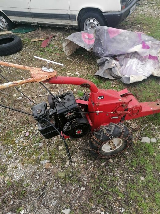 машина с подвижно гребло   с двигател 5 к.с