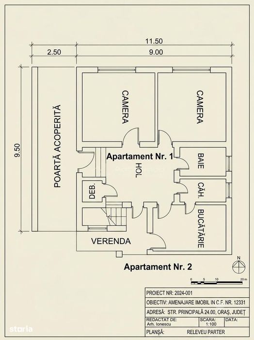 Imobil cu 3 apartamente - 270 mp construiti - langa Palatul Baroc – lo