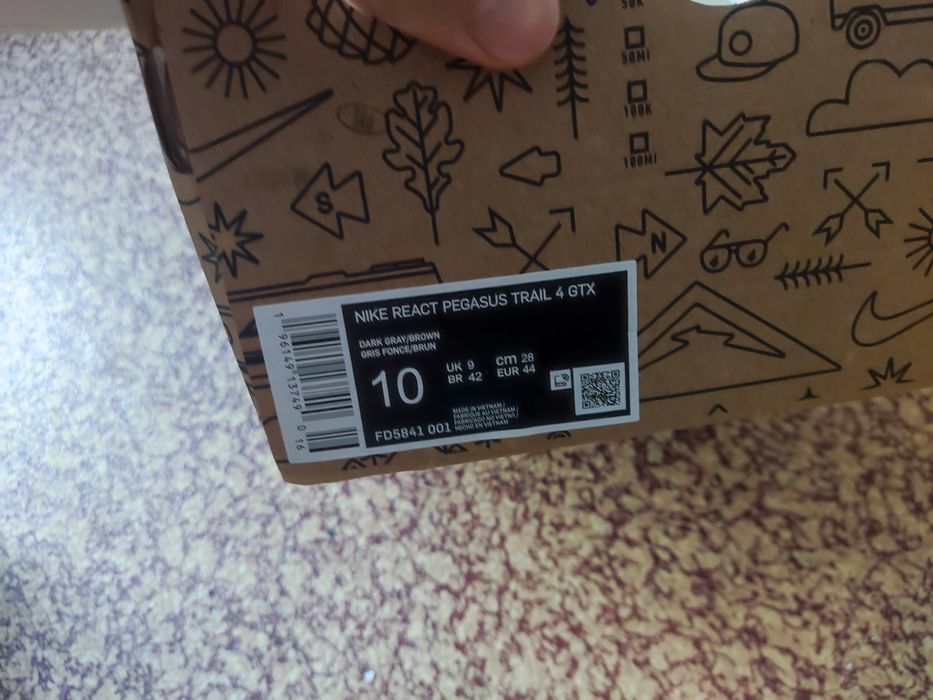 Nike react pegasus trail 4 gtx, gore tex eur 44