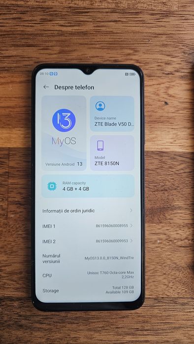 Lot 3 telefoane 5G: Nubia Neo 5G 256GB, ZTE Blade V50, Redmi Note 9 Pro
