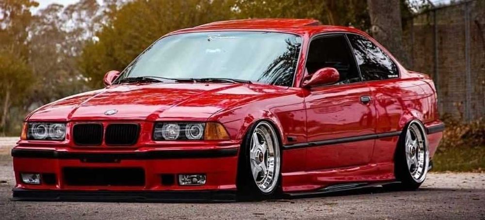 Регулируемо спортно окачване JOM с червени пружини за BMW E36