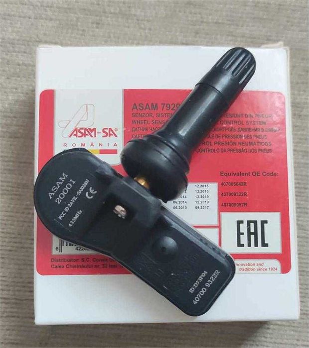 Датчик за налягане Dacia / Renault, честота 433MHz