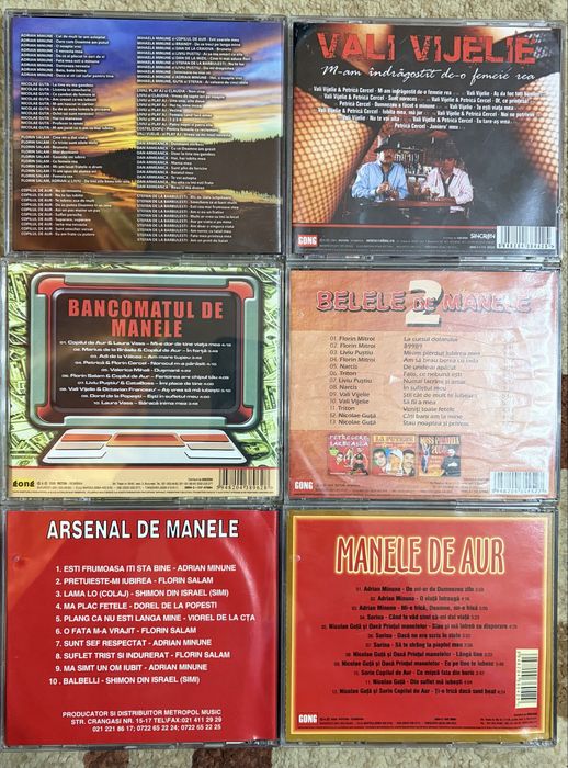 CD original manele vechi anii 1990-2000
