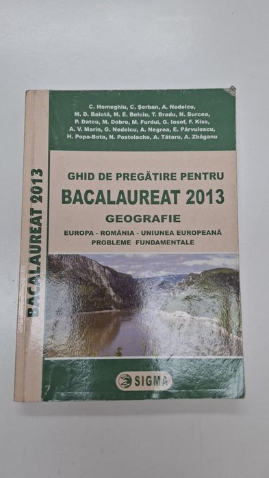 Donez cărți pregătire bac 2013
