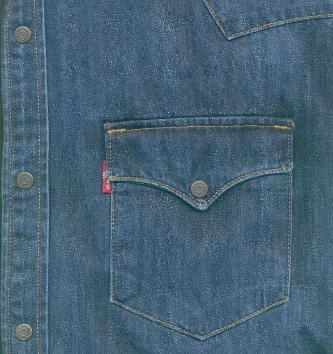 Рубашка джинсовая "Levi's", "Wrangler" & "Montana"
