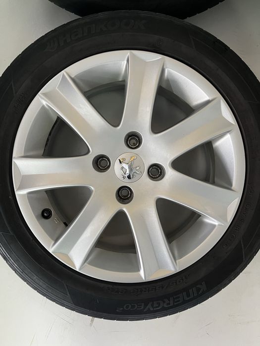 Оригинални джанти 16 цола 4х108 за Пежо с летни гуми 195/55/16