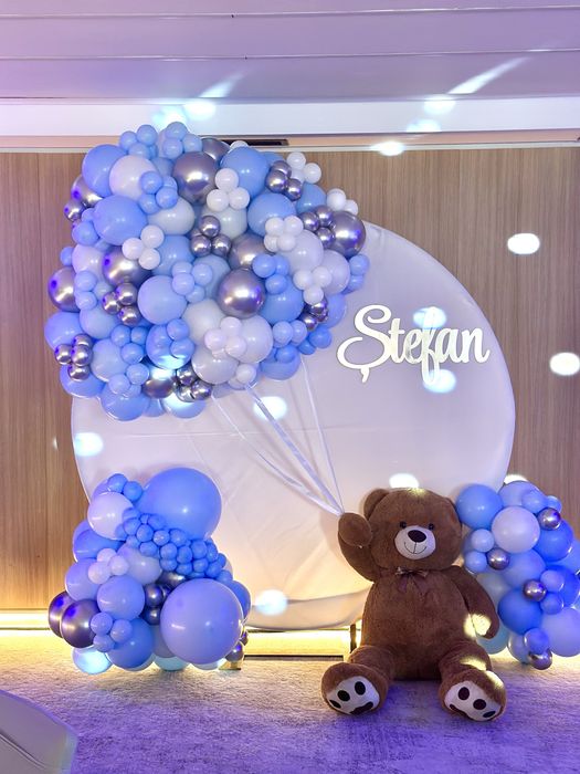 Aranjament arcada baloane / Photocorner Botez / Nunta / Majorat / Corp