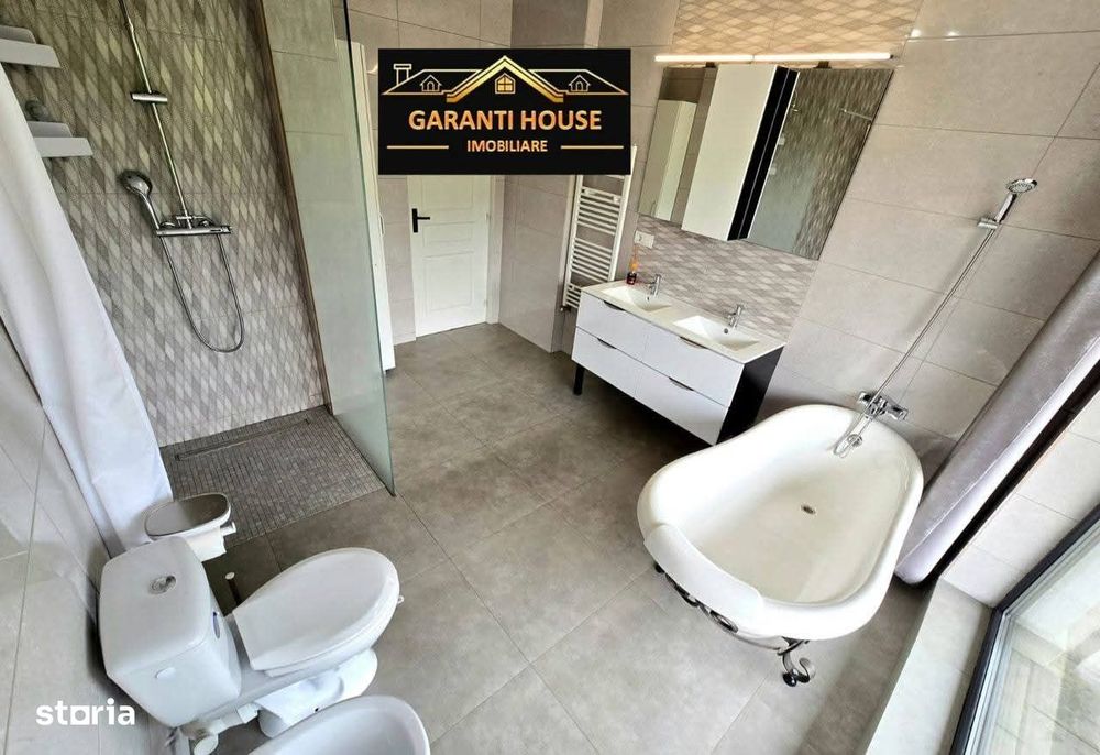 Penthouse de inchiriat, mobilat si utilat, 2 parcari subterane, 650€