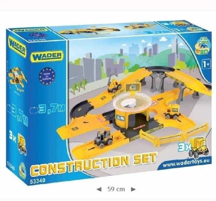 Детски конструктор и писта - строителна площадка