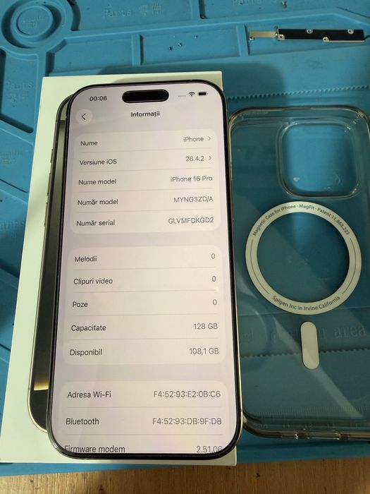 Iphone 16 Pro natural titanium