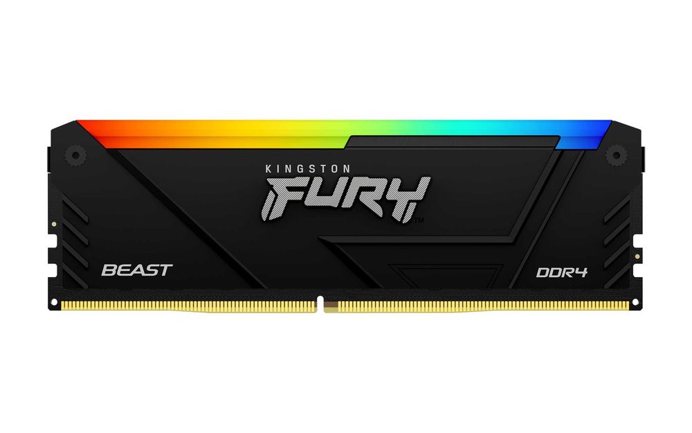 Memorie RAM Kingston FURY Beast RGB 16 GB DDR4 3200 MHz CL16 — KF432C16BB12A/16