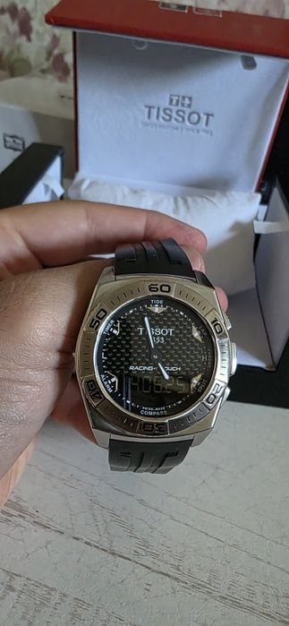 "Tissot tach carbon" оригинал часы
