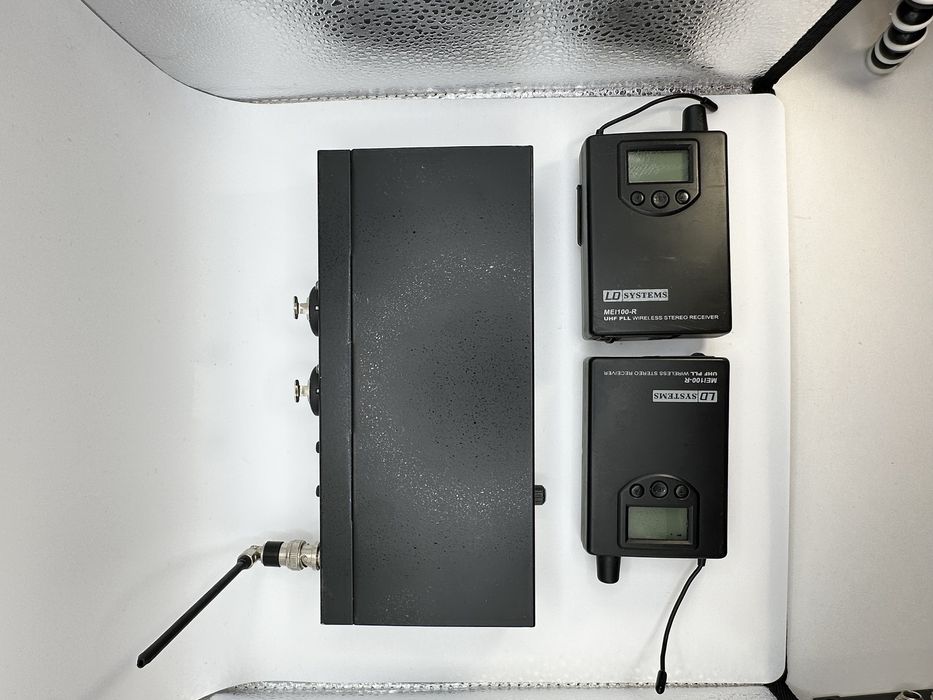 LD Systems mei-100 IEM wireless + 2 bodypackuri live/trupa/scena