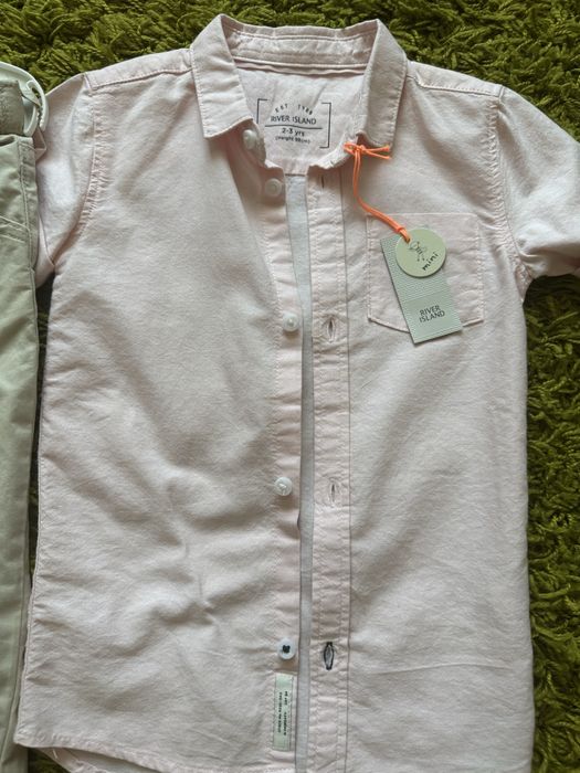 Set NOU  pantalon- camasa - nr. 98 (2/3 ani)