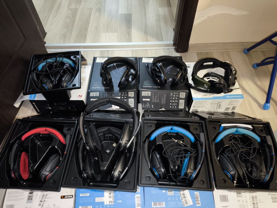 Геймърски слушалки sennheiser за части/ремонт