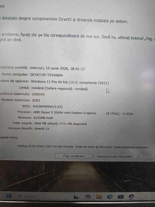 Laptop gaming Lenovo ideapad 3